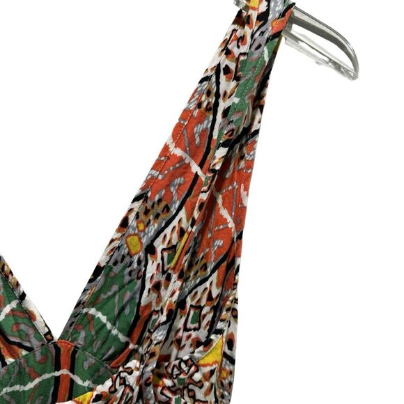 AkeraLani Multi Colored Long Smocked Strappy Sundress Size S - Picture 6 of 10